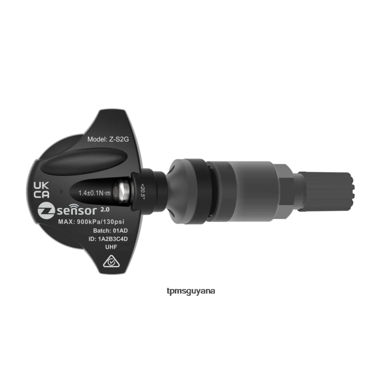 Honda OE Replacement TPMS Sensor - OE P/N 42753SWA315, 42753SWA316 Freq 315Mhz 0D64F1070 - TPMS Sensor Replacement Metal Valve Stem - Dark Gray